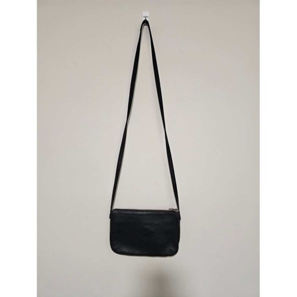 Fossil Dawson Crossbody Bag Small Black Pebbled Leather Issue No. 1954 Utility ~ - Picture 3 of 6